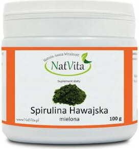 Spirulina Hawajska słodkowodna w proszku 50g Natvita