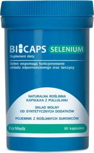 Bicaps Selen Selenium 300ug 60 porcji 60 kapsułek ForMeds