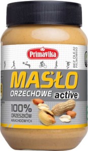 Masło orzechowe Active 100% orzechy arachidowe 470g PRIMAVIKA