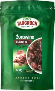 Żurawina suszona cięta 500g Targroch