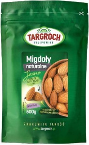 Migdały naturalne jasne 500g Targroch