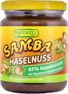 KREM ORZECHOWO CZEKOLADOWY SAMBA BIO 250 g - RAPUNZEL