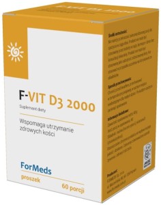 F-Vit D3 2000 Witamina D3 2000IU 60 porcji 48g ForMeds