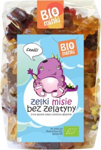 ŻELKI (MISIE) BEZ ŻELATYNY BIO 400 g - BIOMINKI