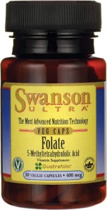 Folate Quatrefolic Folian 400mcg 30 kapsułek SWANSON