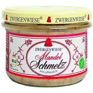 SMALCZYK WEGETARIAŃSKI Z MIGDAŁAMI BEZGLUTENOWY BIO 165 g - ZWERGENWIESE