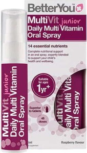 Multiwitamina Junior w sprayu MultiVit Junior Dail Multi Vitamin Oray spray 48 porcji 25ml BetterYou