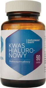 Niskocząsteczkowy kwas hialuronowy 70mg 90 kapsułek Hepatica