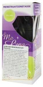 Kubeczek menstruacyjny czarny rozmiar S - Me Luna