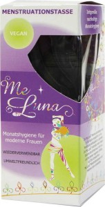 Kubeczek menstruacyjny czarny rozmiar M - Me Luna