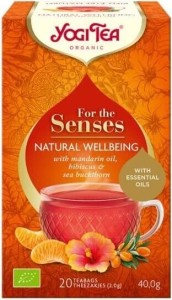 HERBATKA DLA ZMYSŁÓW NA DOBRE SAMOPOCZUCIE BIO (20 x 2 g) 40 g - YOGI TEA