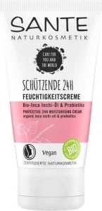 Krem do twarzy nawilżająco ochronny olej inca inchi i probiotyki Eco 50 ml - Sante