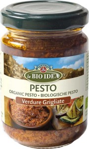 PESTO Z GRILLOWANYMI WARZYWAMI BIO 140 g - LA BIO IDEA