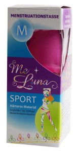 Kubeczek menstruacyjny rożowy sport rozmiar M - Me Luna