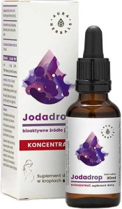Jodadrop bioaktywne źródło jodu koncentrat krople 30ml AURA HERBALS