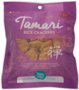 KRAKERSY Z RYŻU BRĄZOWEGO TAMARI BIO 60 g - TERRASANA