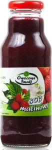 SOK MALINOWY BIO 250 ml - OWOCOWE SMAKI