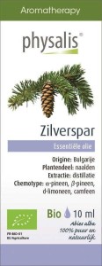 OLEJEK ETERYCZNY JODŁA POSPOLITA (ZILVERSPAR) BIO 10 ml - PHYSALIS