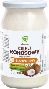 Olej kokosowy rafinowany bezzapachowy 900ml Intenson