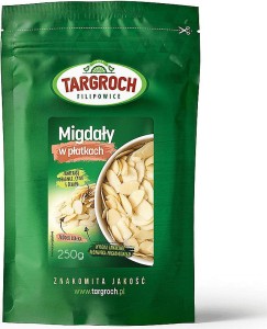 Migdały w płatkach płatki migdałowe 250g Targroch