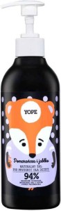 Naturalny żel pod prysznic dla dzieci Pomarańcza i jabłko 400ml Yope