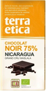 CZEKOLADA GORZKA 75% NIKARAGUA FAIR TRADE BIO 100 g - TERRA ETICA