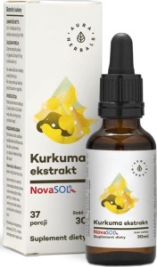 Kurkuma ekstrakt NovaSOL 37 porcji 30ml AURA HERBALS