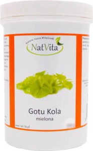GOTU KOLA COLA Wąkrota Azjatycka mielona 100g NatVita