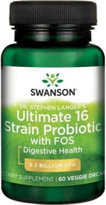 16 szczepów FOS Ultimate 16 Strain 60 kapsułek SWANSON