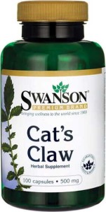 Vilcacora koci pazur 500mg Cat's claw 100 kapsułek SWANSON