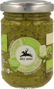 PESTO BAZYLIOWE Z TOFU WEGAŃSKIE BIO 130 g - ALCE NERO