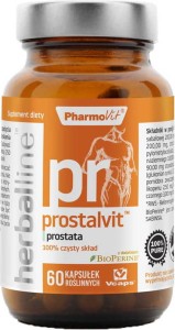 Prostalvit z dodatkiem BioPerine 60 kapsułek Vcaps PharmoVit Herballine
