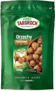 Orzechy laskowe łuszczone 500g Targroch