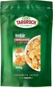 Imbir kandyzowany kostka 1000g Targroch
