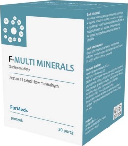 F-Multi Minerals 11 składników mineralnych 30 porcji 212,4g ForMeds