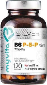 Witamina B6 P-5-P Forte 120 kapsułek MyVita Silver