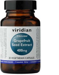 Ekstakt z pestek grejpfruta Grapefruit seed extract 400mg 30 kapsułek Viridian