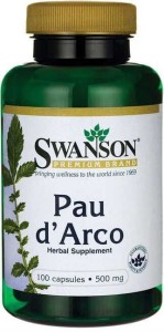 Kora wewnętrzna 500mg Pau d'Arco 100 kapsułek SWANSON