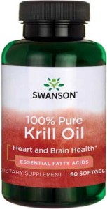 Olej z kryla antarktycznego 500mg 100% pure Krill Oil 60 kapsułek SWANSON