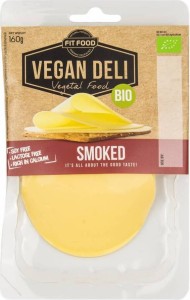 Wegańska alternatywa sera wędzonego w plastrach BIO 160 g Vegan Deli