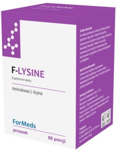 F-Lysine L-lizyna 500mg 60 porcji 37,2g ForMeds