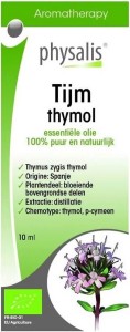 Olejek eteryczny tijm thymol (tymianek thymus zygis thymol) BIO 10 ml - Physalis