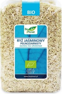 RYŻ JAŚMINOWY PEŁNOZIARNISTY BIO 1 kg - BIO PLANET