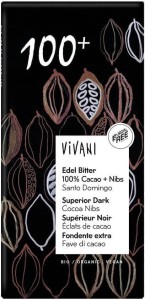 TABLICZKA GORZKA 100% KAKAO BIO 80 g - VIVANI