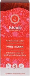 Henna - naturalna Czerwona (ruda) 100g - Khadi