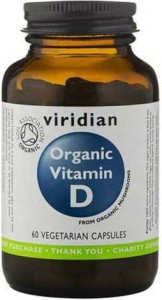 Ekologiczna witamina D Organic vitamin D 60 kapsułek Viridian