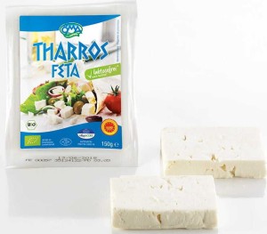 SER FETA THARROS (48% TŁUSZCZU W SUCHEJ MASIE) BEZ LAKTOZY BIO 150 g - OMA