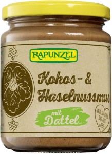 KREM KOKOSOWO - ORZECHOWY Z DAKTYLAMI BIO 250 g - RAPUNZEL