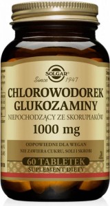 Chlorowodorek glukozaminy 1000mg 60 tabletek Solgar