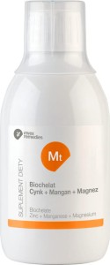 Biochelat Cynk + Mangan + Magnez Zinc + Magnanese + Magnesium 300ml Invex Remedies